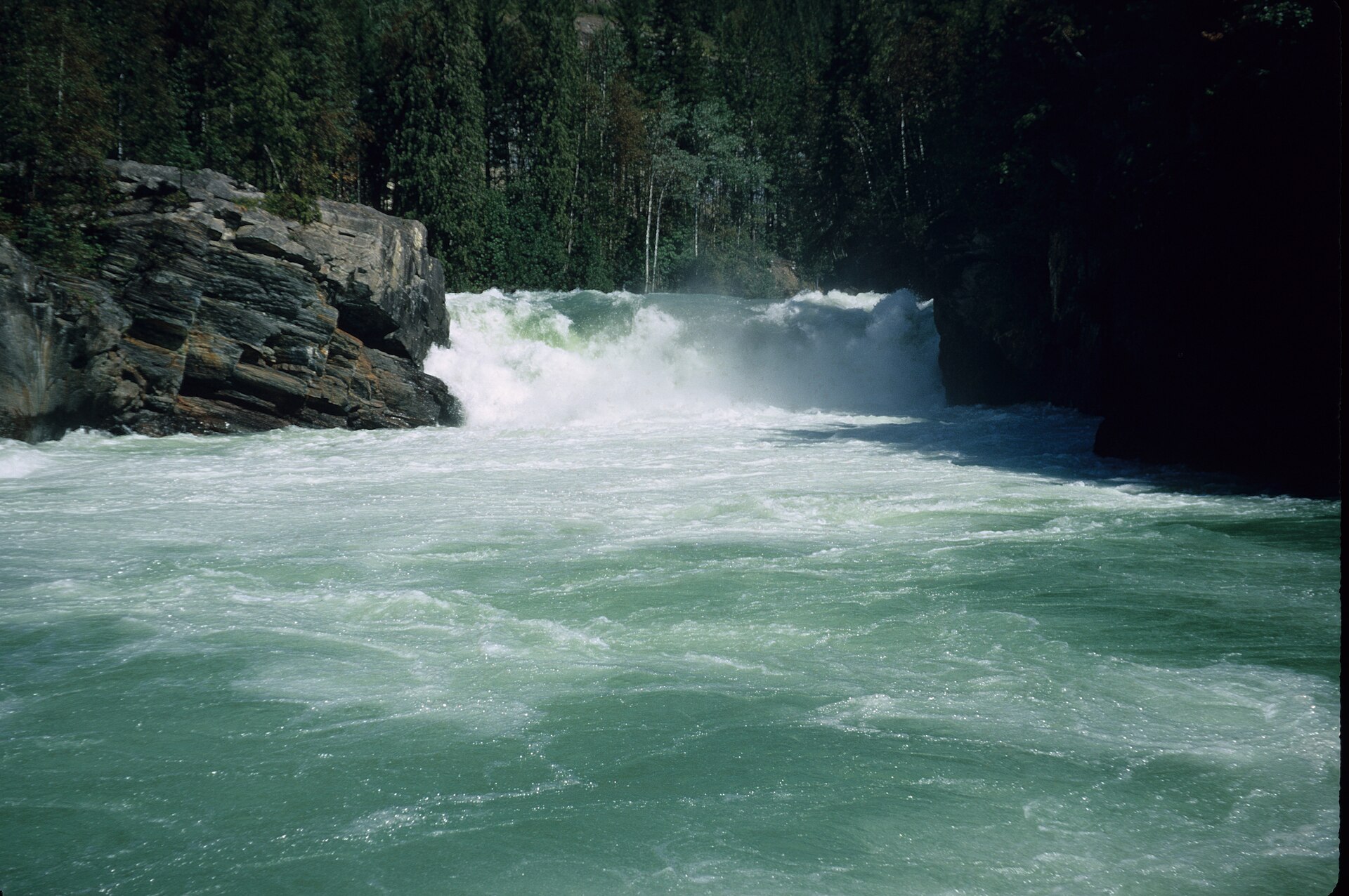 Overlander Falls on the Fraser River