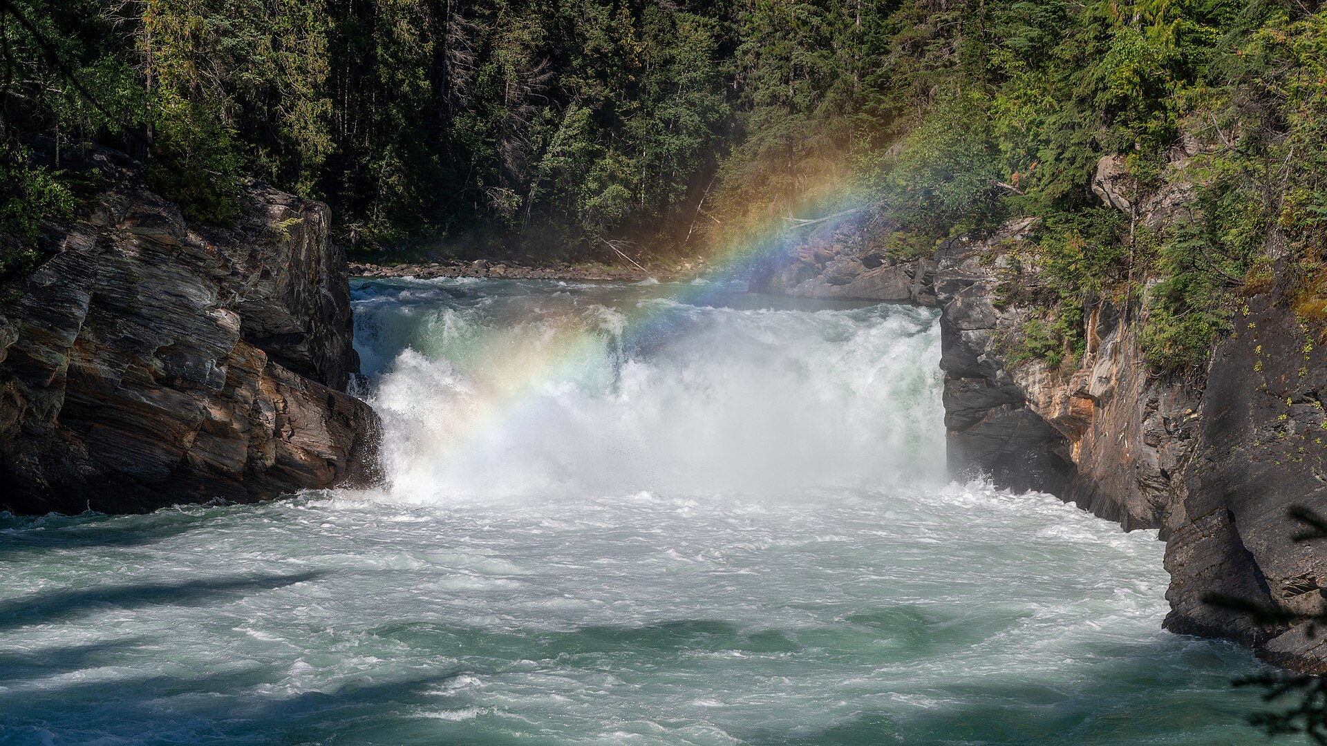 Overlander Falls in British Columbia