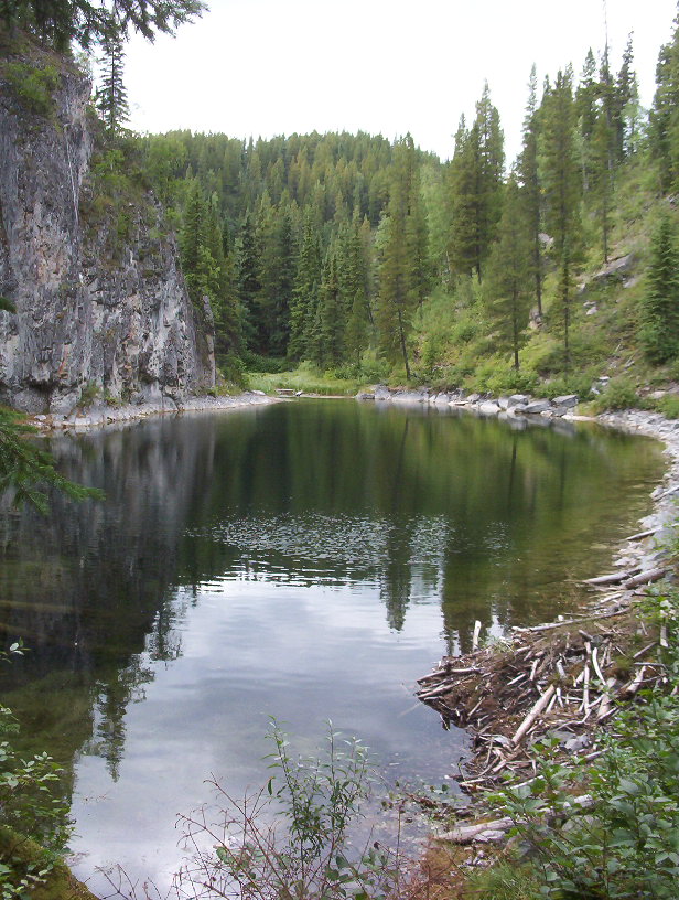 Stone Corral sinkhole in Monkman Provincial Park