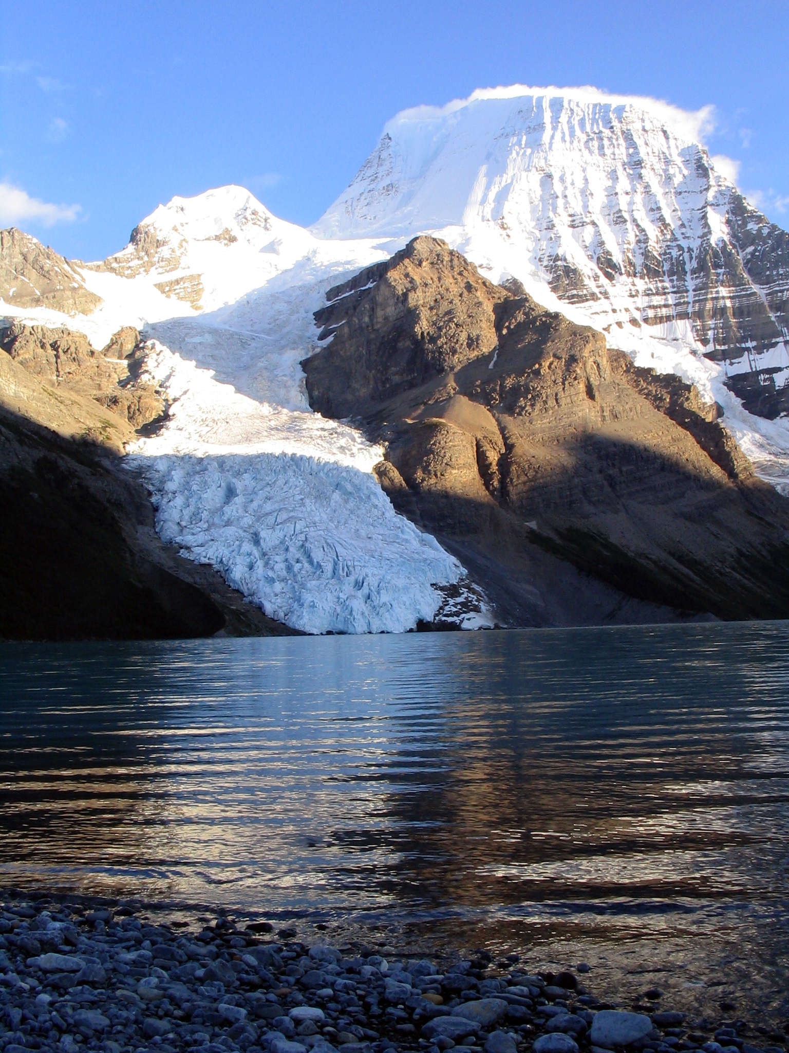 Mount Robson above Berg Lake