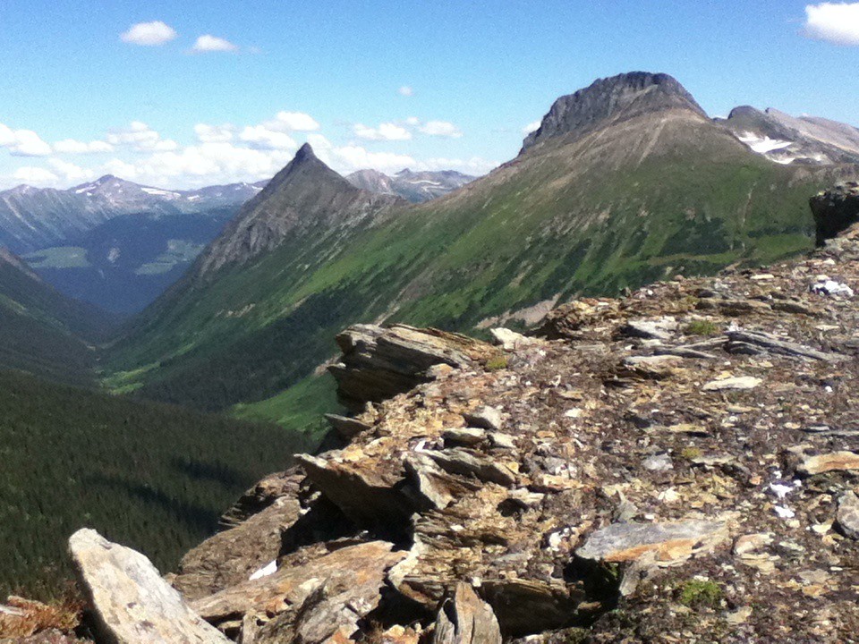 A northward view from McBride Peak